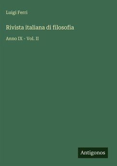 Cover Rivista italiana di filosofia