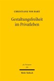 Gestaltungsfreiheit im Privatleben Gestaltungsfreiheit im Privatleben
