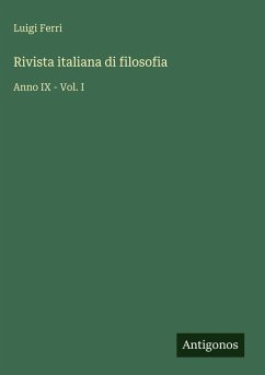 Cover Rivista italiana di filosofia