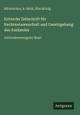 Kritische Zeitschrift für Rechtswissenschaft und Gesetzgebung des Auslandes
