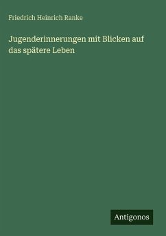 Cover Jugenderinnerungen mit Blicken auf das spätere Leben