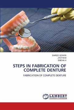 Cover STEPS IN FABRICATION OF COMPLETE DENTURE