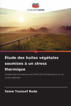 Cover Étude des huiles végétales soumises à un stress thermique