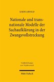 Nationale und transnationale Modelle der Sachaufklärung in der Zwangsvollstreckung Nationale und transnationale Modelle der Sachaufklärung in der Zwangsvollstreckung