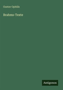 Cover Brahms-Texte