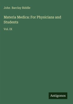 Cover Materia Medica: For Physicians and Students