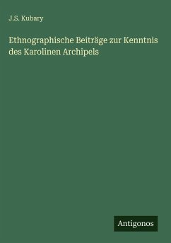 Cover Ethnographische Beiträge zur Kenntnis des Karolinen Archipels