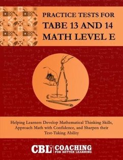 Cover Practice Tests for TABE 13 and 14 Math Level E (eBook, ePUB)