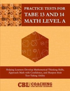 Cover Practice Tests for TABE 13 and 14 Math Level A (eBook, ePUB)