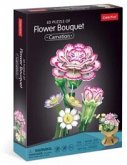 3D Puzzle Blumentopf Nelke 134 Teile