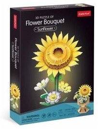 Cover CUBICFUN - 3D Puzzle Blumentopf Sonnenblume 102 T