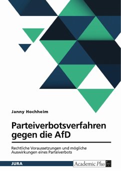Cover Parteiverbotsverfahren gegen die AfD (eBook, PDF)