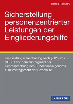 Sicherstellung personenzentrierter Leistungen der Eingliederungshilfe (eBook, PDF) - Rosenow, Roland