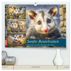 Cover Sanfte Beutelratten. Opossums im stillen Rhythmus der Natur (hochwertiger Premium Wandkalender 2026 DIN A2 quer), Kunstdruck in Hochglanz