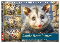 Cover Sanfte Beutelratten. Opossums im stillen Rhythmus der Natur (Wandkalender 2026 DIN A4 quer), CALVENDO Monatskalender