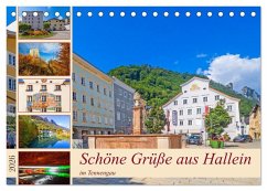 Schöne Grüße aus Hallein (Tischkalender 2026 DIN A5 quer), CALVENDO Monatskalender
