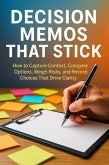 Decision Memos That Stick (eBook, ePUB)