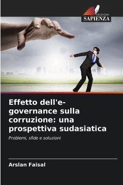 Cover Effetto dell'e-governance sulla corruzione: una prospettiva sudasiatica