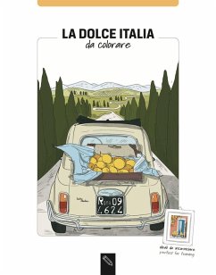 Cover La dolce Italia da colorare. Coloring book