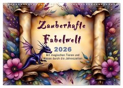 Zauberhafte Fabelwelt (Wandkalender 2026 DIN A3 quer), CALVENDO Monatskalender Zauberhafte Fabelwelt (Wandkalender 2026 DIN A3 quer), CALVENDO Monatskalender