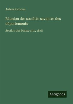 Cover Réunion des sociétés savantes des départements