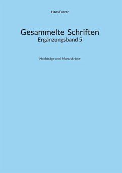 Cover Gesammelte Schriften