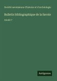 Bulletin bibliographique de la Savoie