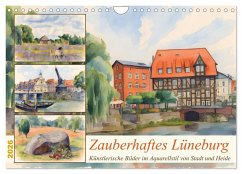 Cover Zauberhaftes Lüneburg (Wandkalender 2026 DIN A4 quer), CALVENDO Monatskalender