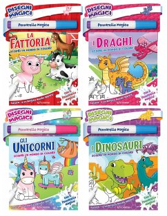 I draghi, gli unicorni, la fattoria, i dinosauri. Disegni magici