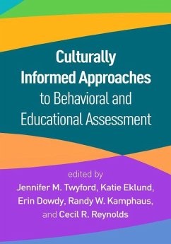 Cover Culturally Informed Approaches to Behavioral and Educational Assessment