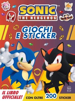 Cover Sonic The Hedgehog. Giochi e sticker