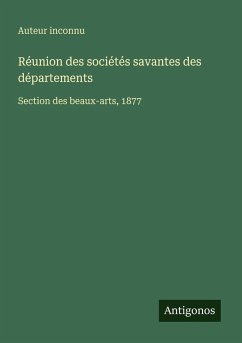Cover Réunion des sociétés savantes des départements