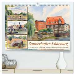 Cover Zauberhaftes Lüneburg (hochwertiger Premium Wandkalender 2026 DIN A2 quer), Kunstdruck in Hochglanz