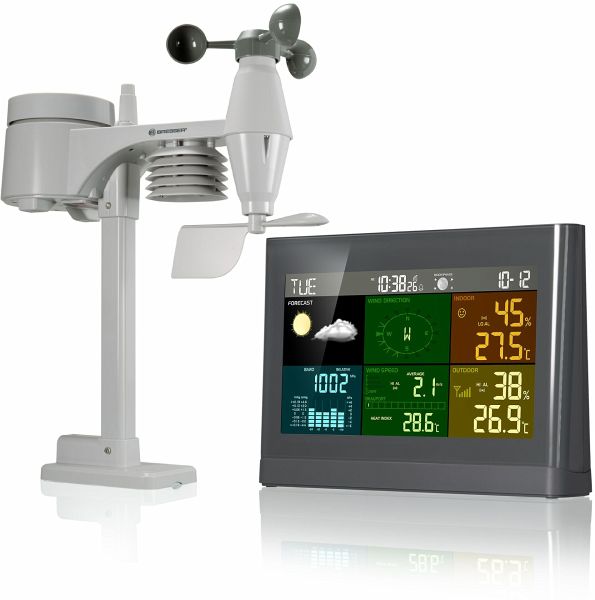 Bresser Wetter Center 5-in-1 Comfort grau Bresser Wetter Center 5-in-1 Comfort grau