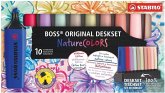 STABILO Textmarker - BOSS ORIGINAL NatureCOLORS Wildflower, 10er Tischset