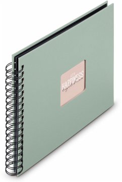 Cover Hama Fine Art Spiral Salbei 28x24 50 schwarze Seiten 9870