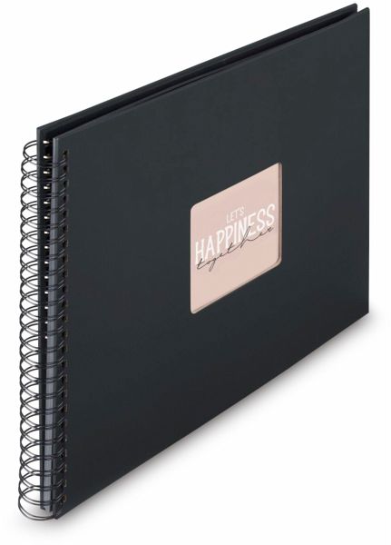 Hama Fine Art Spiral NewBlack 36x32 50 schwarze Seiten 9835