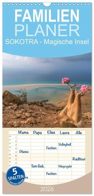 Cover Familienplaner 2026 - SOKOTRA - Magische Insel mit 5 Spalten (Wandkalender, 21 x 45 cm) CALVENDO