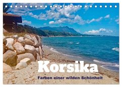Korsika - Farben einer wilden Schönheit (Tischkalender 2026 DIN A5 quer), CALVENDO Monatskalender