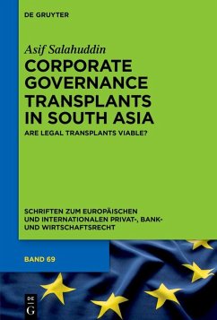 Corporate Governance Transplants in South Asia - Salahuddin, Asif Corporate Governance Transplants in South Asia - Salahuddin, Asif