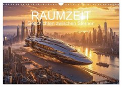 Cover Raumzeit. Geschichten zwischen Sternen (Wandkalender 2026 DIN A3 quer), CALVENDO Monatskalender
