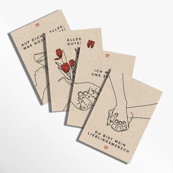 Grußkarten-Set: Klassiker