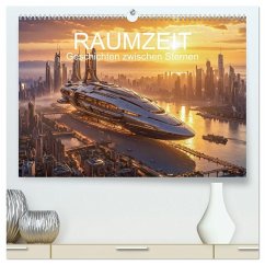 Cover Raumzeit. Geschichten zwischen Sternen (hochwertiger Premium Wandkalender 2026 DIN A2 quer), Kunstdruck in Hochglanz