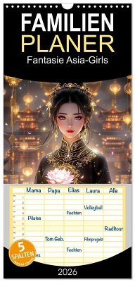 Familienplaner 2026 - Fantasie Asia-Girls mit 5 Spalten (Wandkalender, 21 x 45 cm) CALVENDO Familienplaner 2026 - Fantasie Asia-Girls mit 5 Spalten (Wandkalender, 21 x 45 cm) CALVENDO