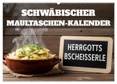 Cover Schwäbischer Maultaschen-Kalender (Wandkalender 2026 DIN A2 quer), CALVENDO Monatskalender