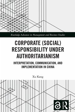 Cover Corporate (Social) Responsibility under Authoritarianism (eBook, ePUB)