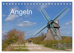 Cover Angeln - Landschaft zwischen Schlei und Flensburger Förde (Tischkalender 2026 DIN A5 quer), CALVENDO Monatskalender