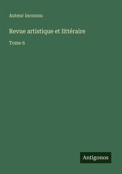 Cover Revue artistique et littéraire