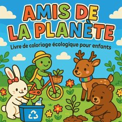 Cover Amis de la Planète - Livre de coloriage écolologique pour enfants