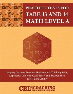 Cover Practice Tests for TABE 13 and 14 Math Level A